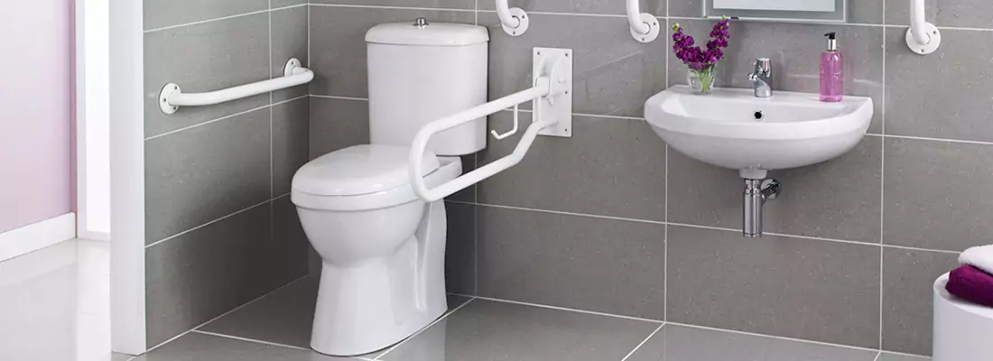 Modern Handicap Bathroom Solutions with Safety Features in Northdale, FL